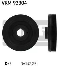Ременный шкив SKF для PEUGEOT 205 I (741A/C) 1.7 Diesel